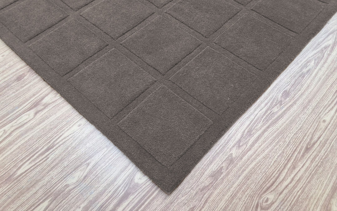Forma Modern Rug 100% Wool Grey Color Hand Tufted Rug