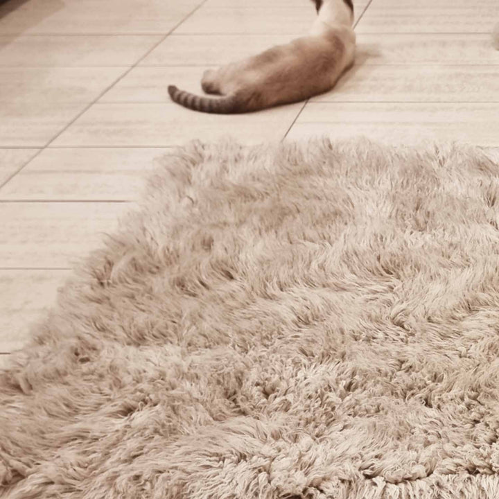 Flokati Cinnamon Rug 100% New Zealand Wool