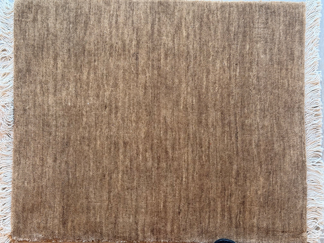 Dazzle Rich Mocha Color Handloom Knotted Rug 100% Pure Wool