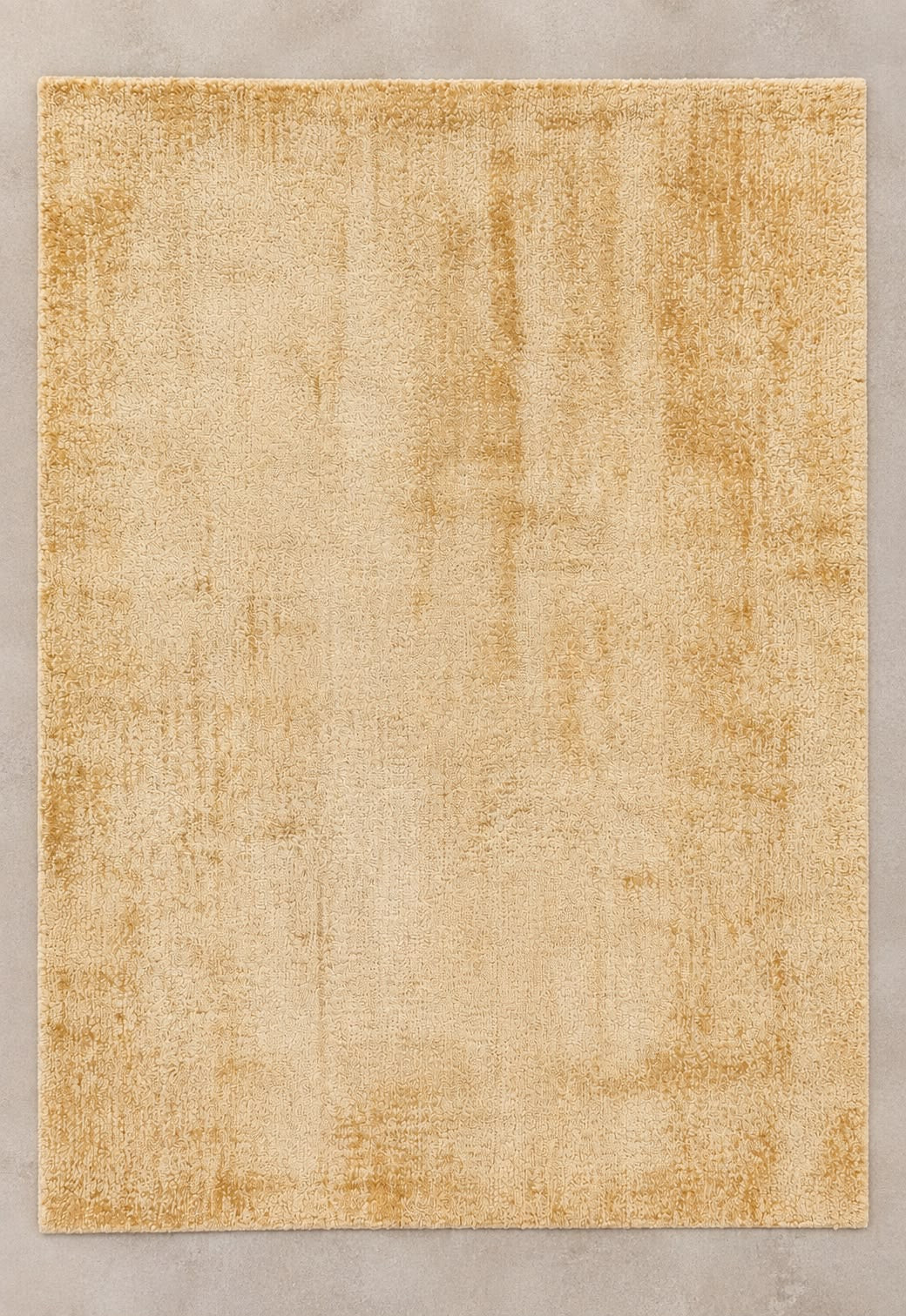 Amora Blade Gold Handloom Rug – 100% Viscose