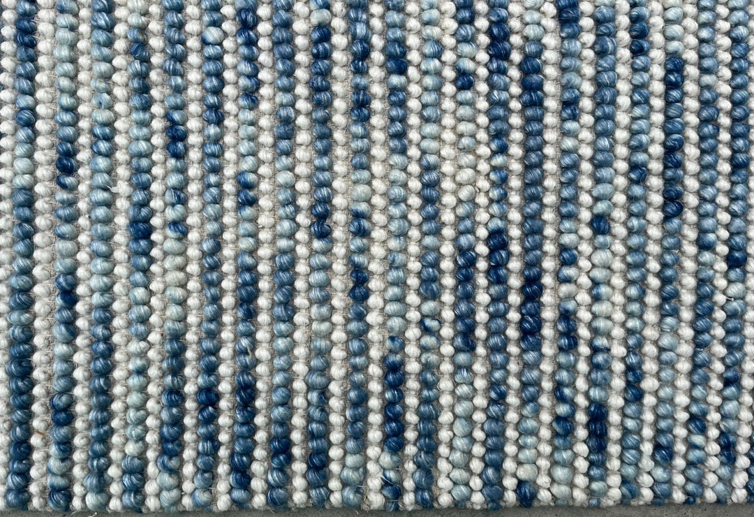 Pebbles Cherry Blue Horizon Hand Woven Wool Rug