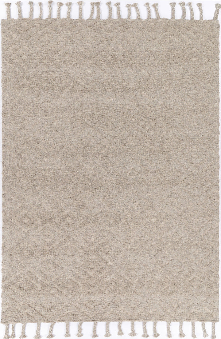 Goa Diamond Wool Blend Ash Rug