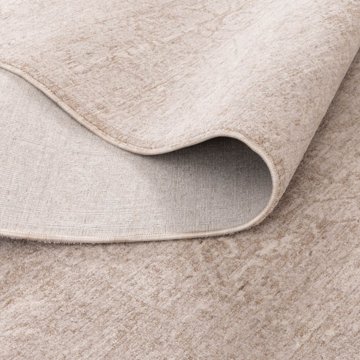 Heritage Distressed Medallion Beige Rug - H102