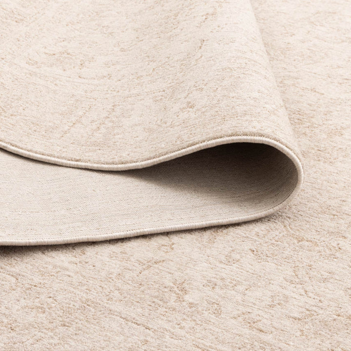 Heritage Distressed Border Beige Rug - H106: (Different Tassel)