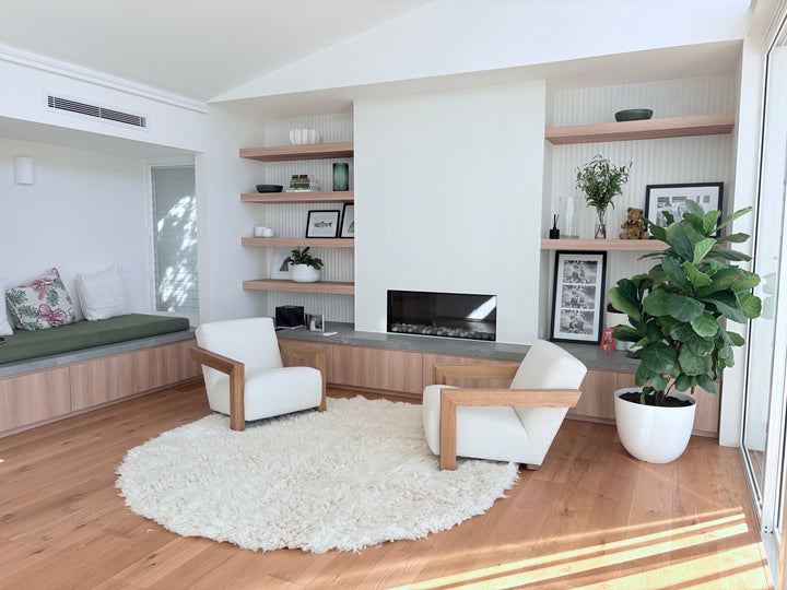 Flokati Natural Rug 100% Pure NZ Wool 2000 GSM