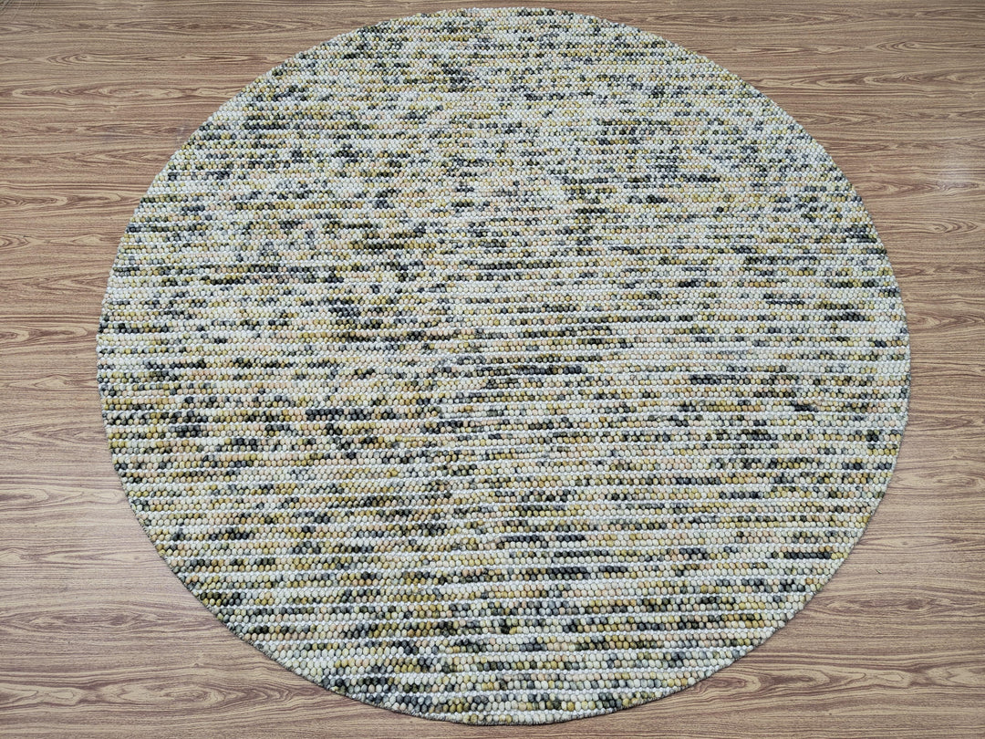 Pebbles Cherry Sienna Cloud Hand Woven Wool Rug