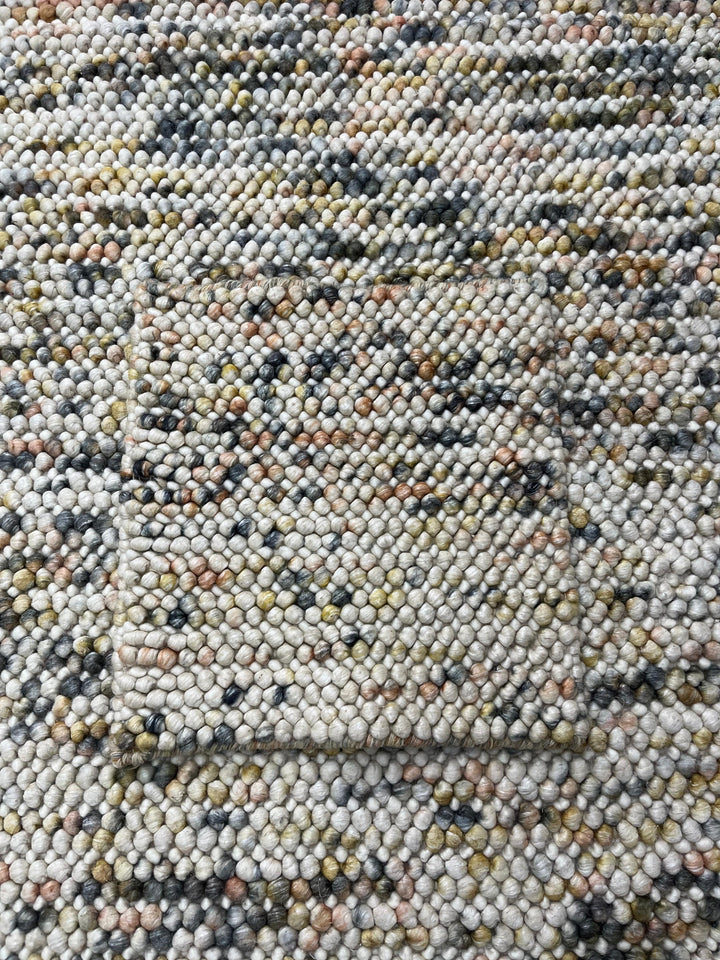 Pebbles Cherry Sienna Cloud Hand Woven Wool Rug