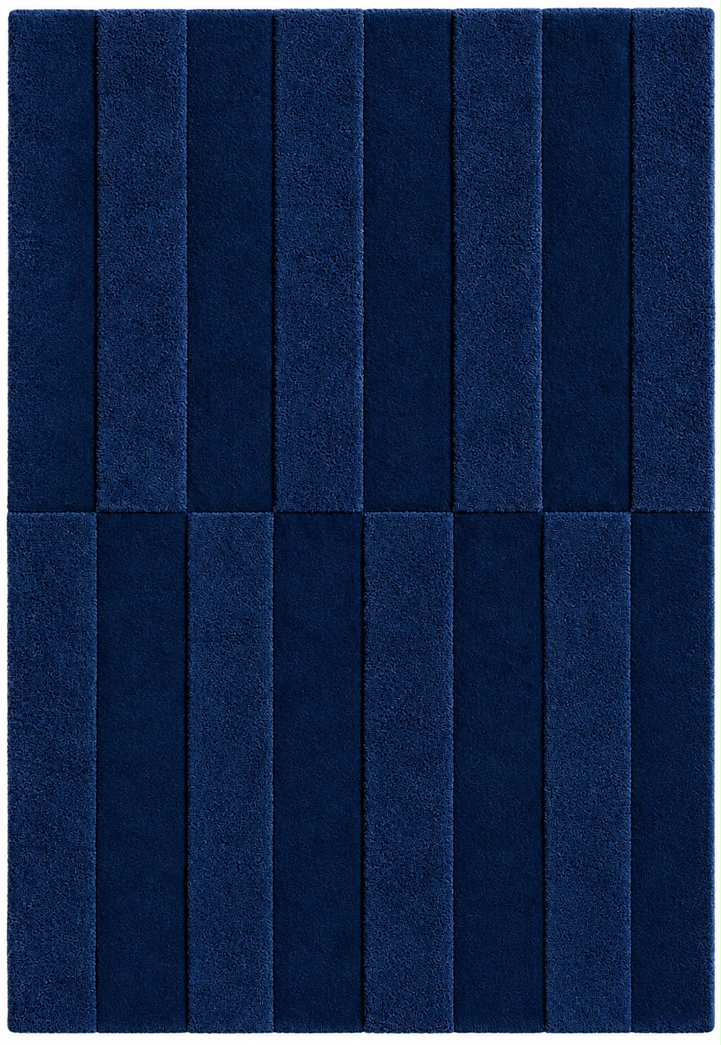 Aura Luxe Modern Rug 100% Wool Denim Blue Hand Tufted Rug