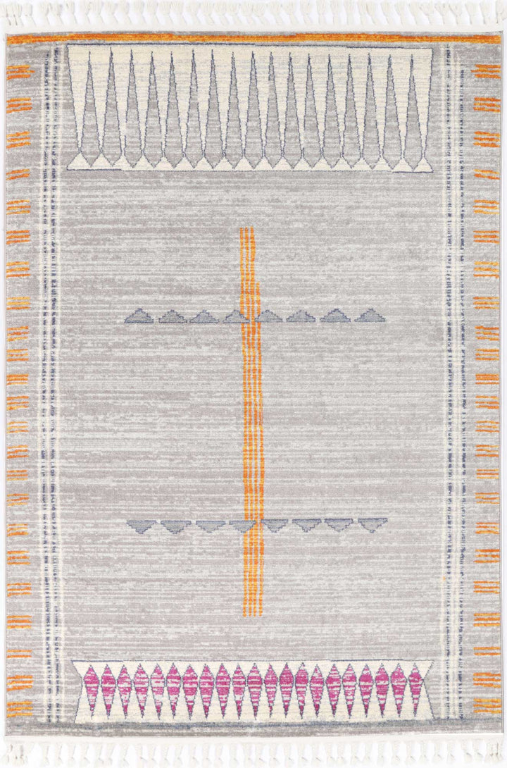 Inca Tumbes Grey Contemporary Rug