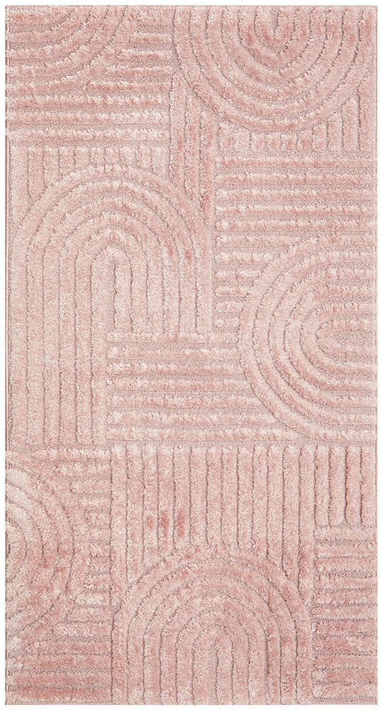 Marigold Jooji Curve Abstract Pink Runner