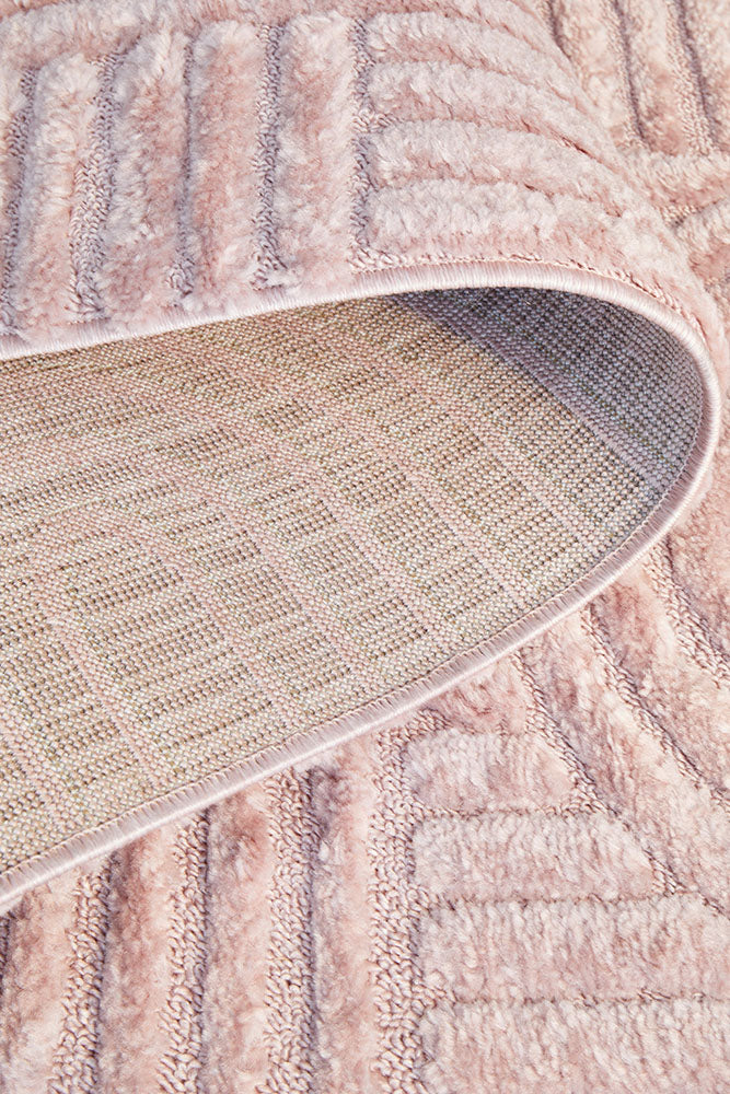 Marigold Jooji Curve Abstract Pink Runner