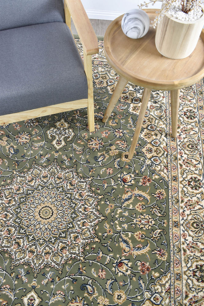Michelangelo Green Rug 55246 4464