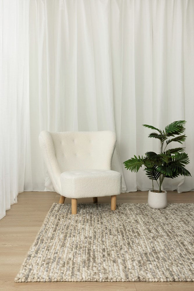 OVATION - Natural Hand Woven Wool Rug