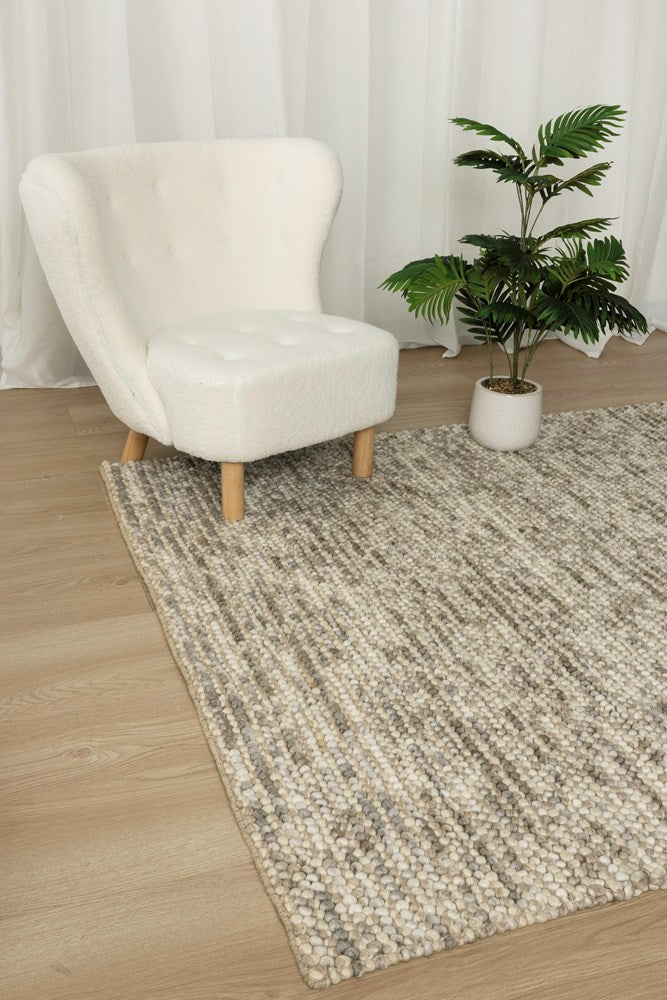OVATION - Natural Hand Woven Wool Rug