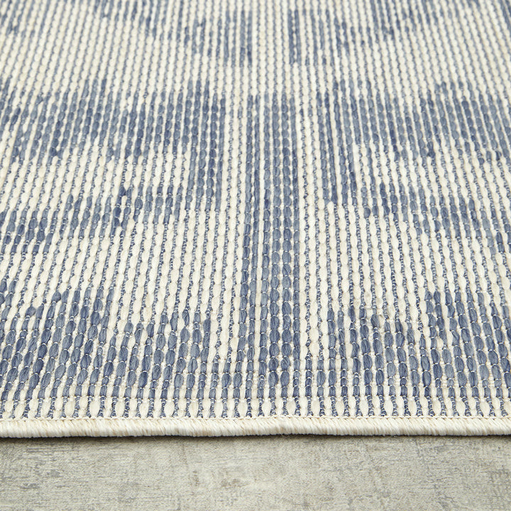 Patio Kuza Blue Runner Rug