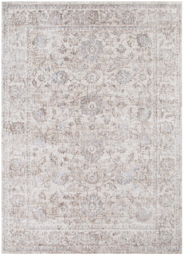 Solenne Beige & Blue Transitional Rug - S300