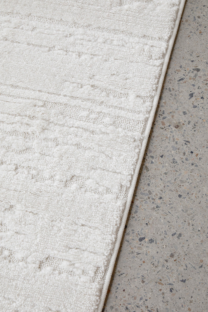 Serenade Ezra White Runner Rug
