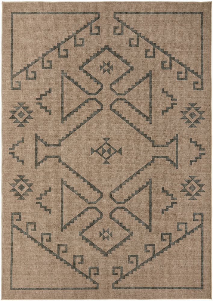 Solar Firuz Natural Washable Rug