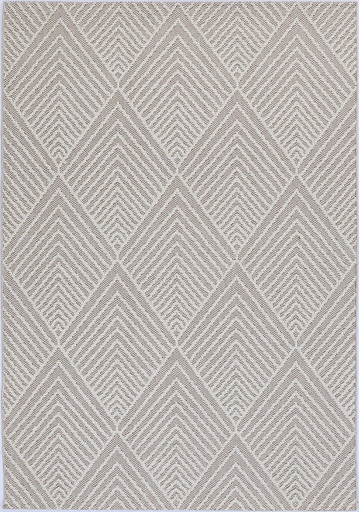 Vanuatu Onika Beige Geometric Flatweave Rug
