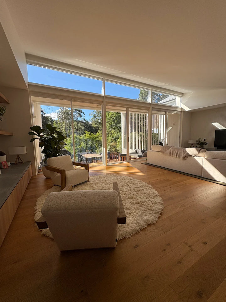 Flokati Natural Rug 100% Pure NZ Wool 2000 GSM