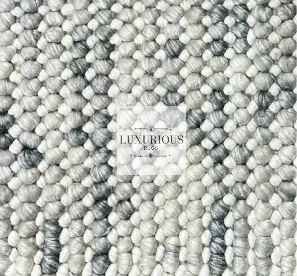 Wool Rug Stone Pebbles Cherry Frosted Stone Hand Woven Wool Rug – Luxurious Rugs