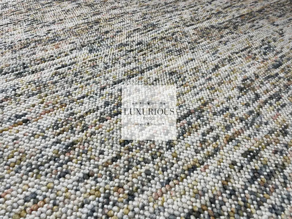 Pebbles Cherry Sienna Cloud Hand Woven Wool Rug