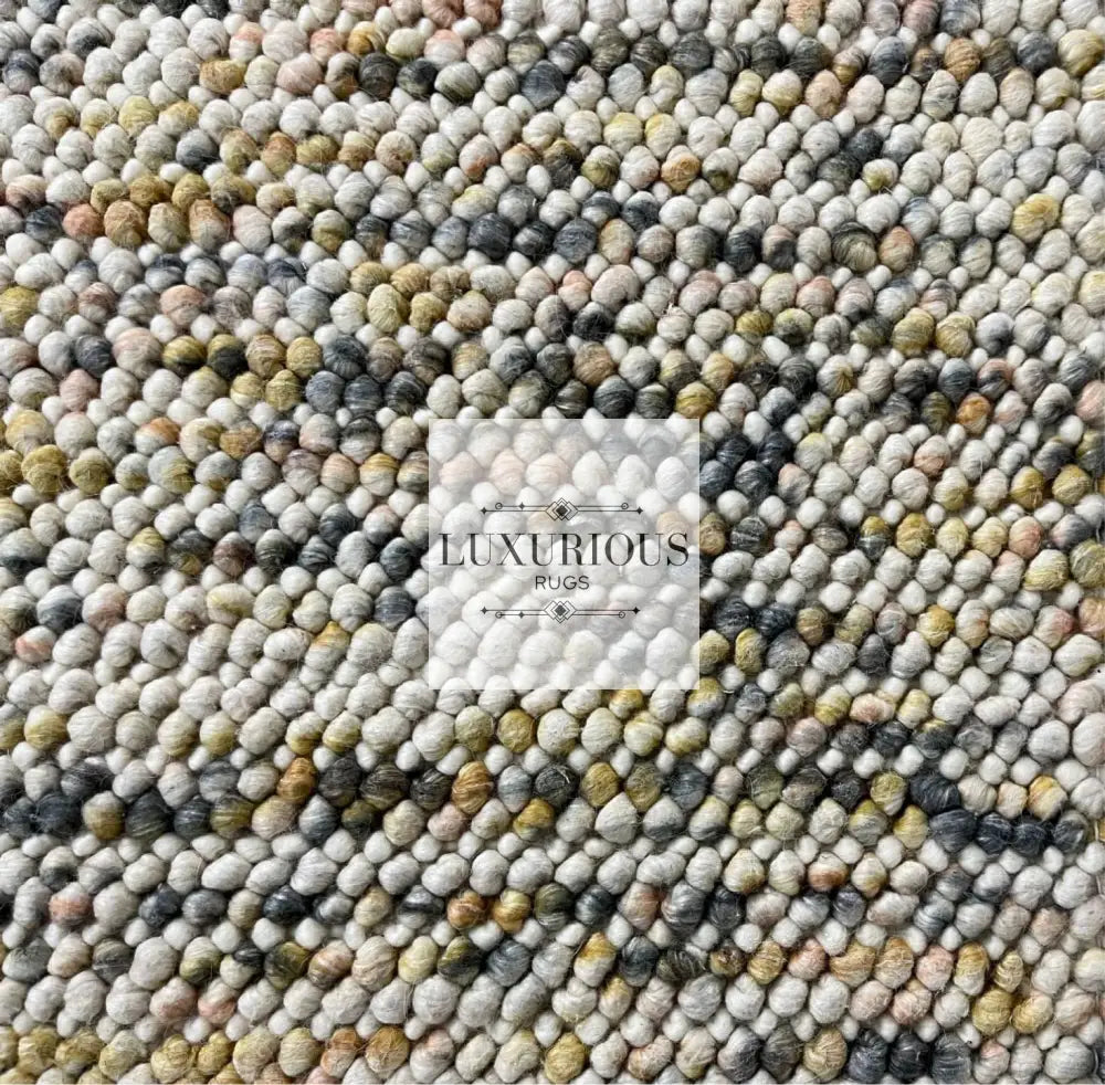 Pebbles Cherry Sienna Cloud Hand Woven Wool Rug