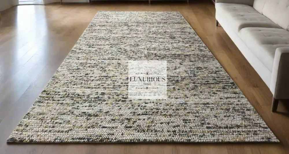 Pebbles Cherry Sienna Cloud Hand Woven Wool Rug