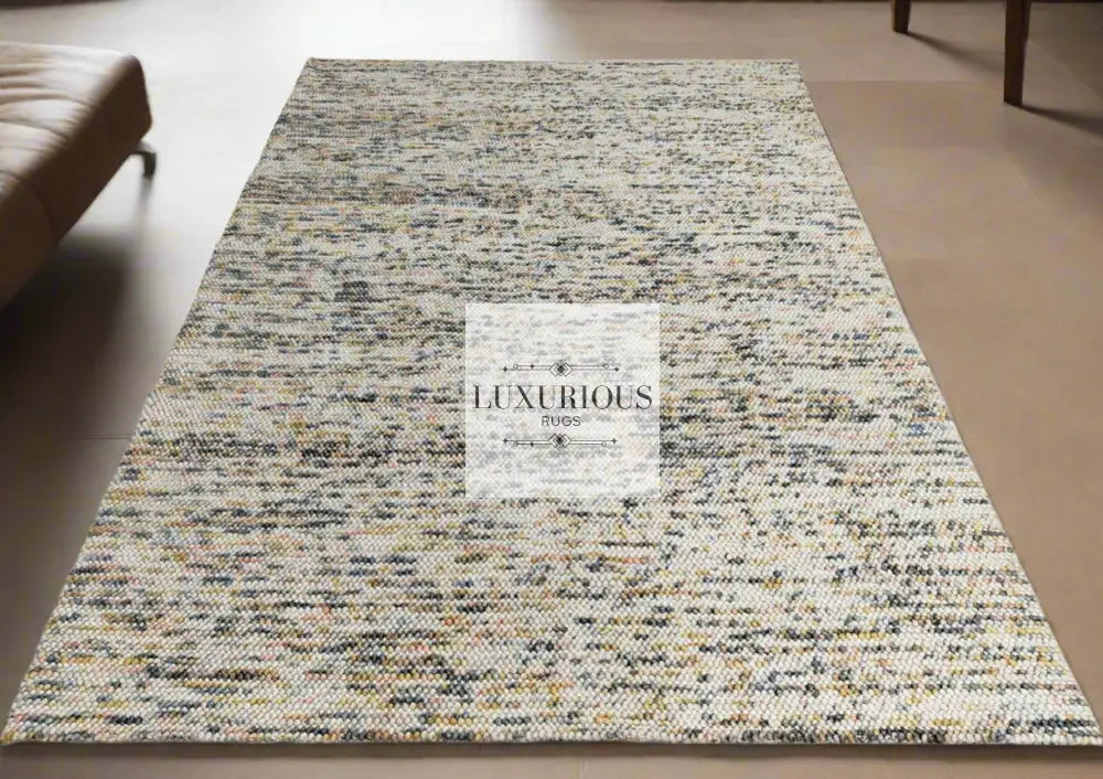 Pebbles Cherry Sienna Cloud Hand Woven Wool Rug