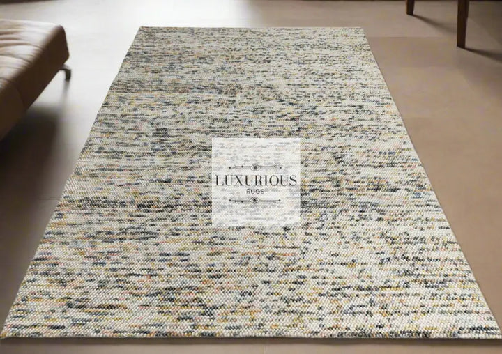 Pebbles Cherry Sienna Cloud Hand Woven Wool Rug