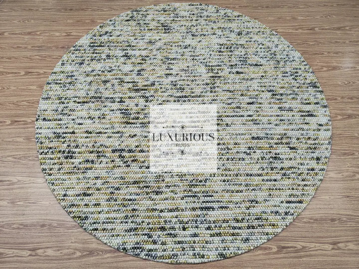 Pebbles Cherry Sienna Cloud Hand Woven Wool Rug