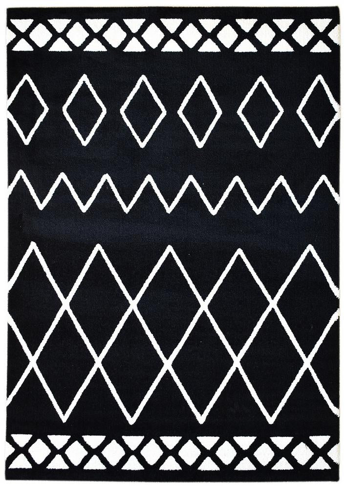 Chiapas Berber Black White Rug 63207-630