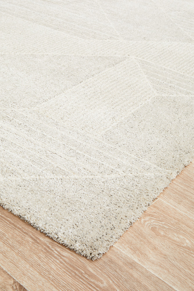Berlin Contemporary Plush Grey Area Floor Rug