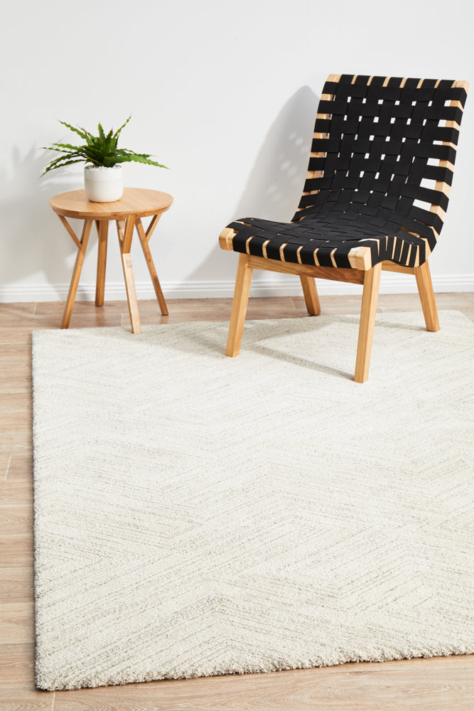 Berlin Contemporary Plush Silver Area Rug