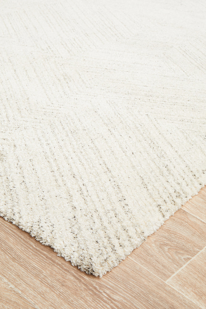 Berlin Contemporary Plush Silver Area Rug