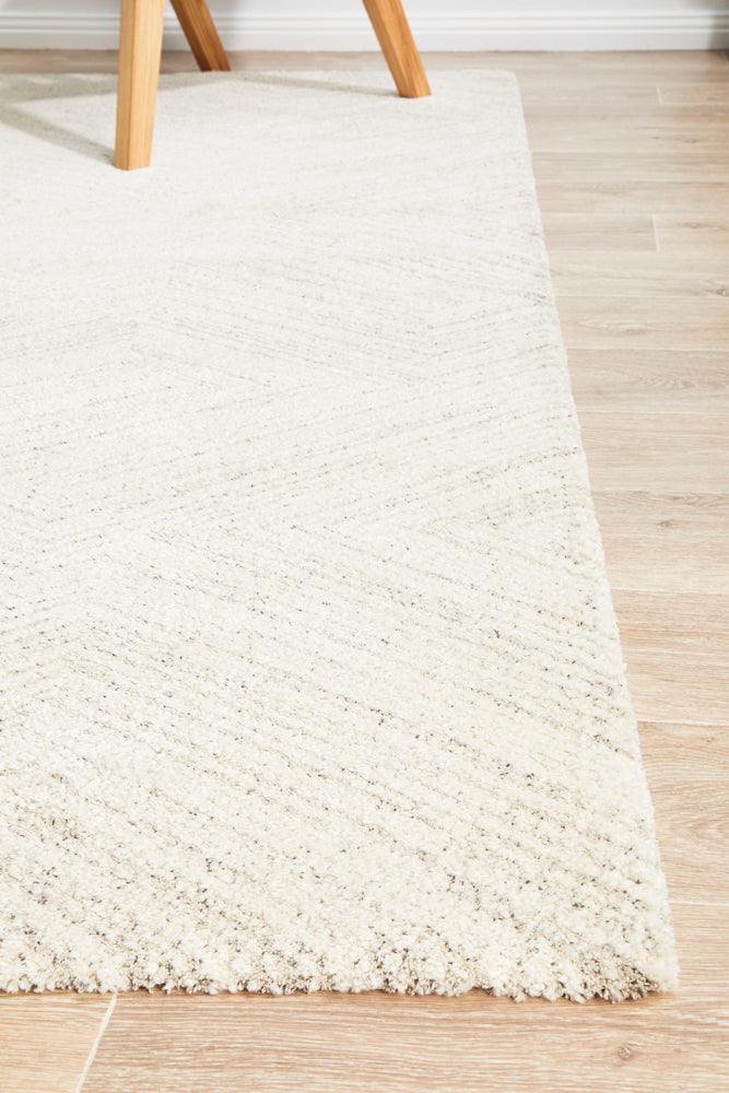 Berlin Contemporary Plush Silver Area Rug