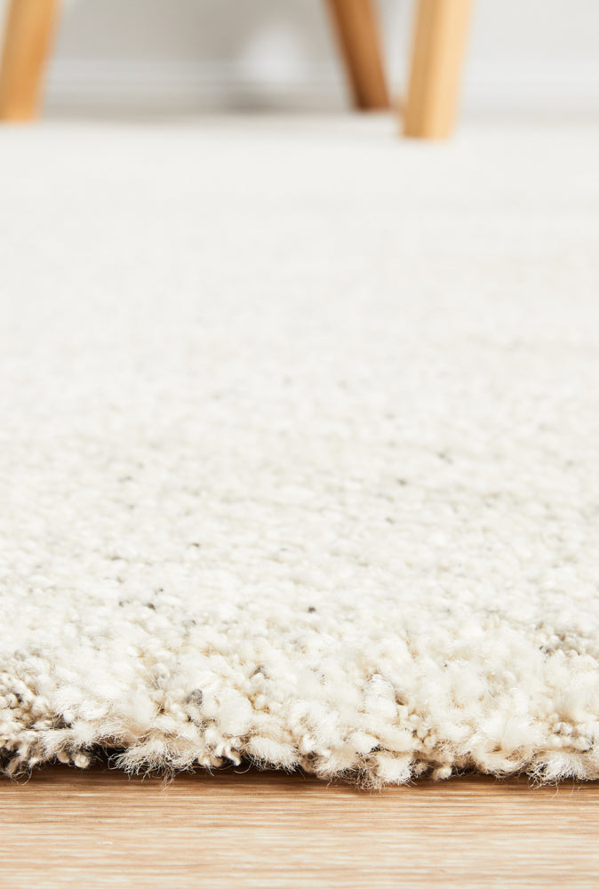Berlin Contemporary Plush Silver Area Rug