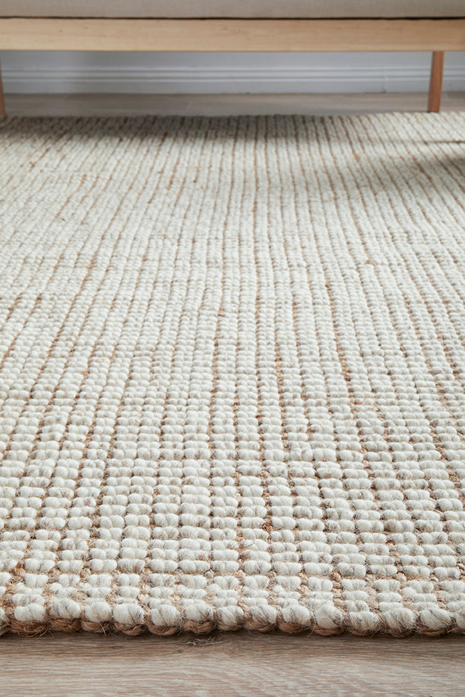 Arabella Natural  70% Wool 30% Jute Floor Rug
