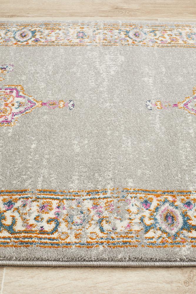 Babylon 211 Grey Runner Rug