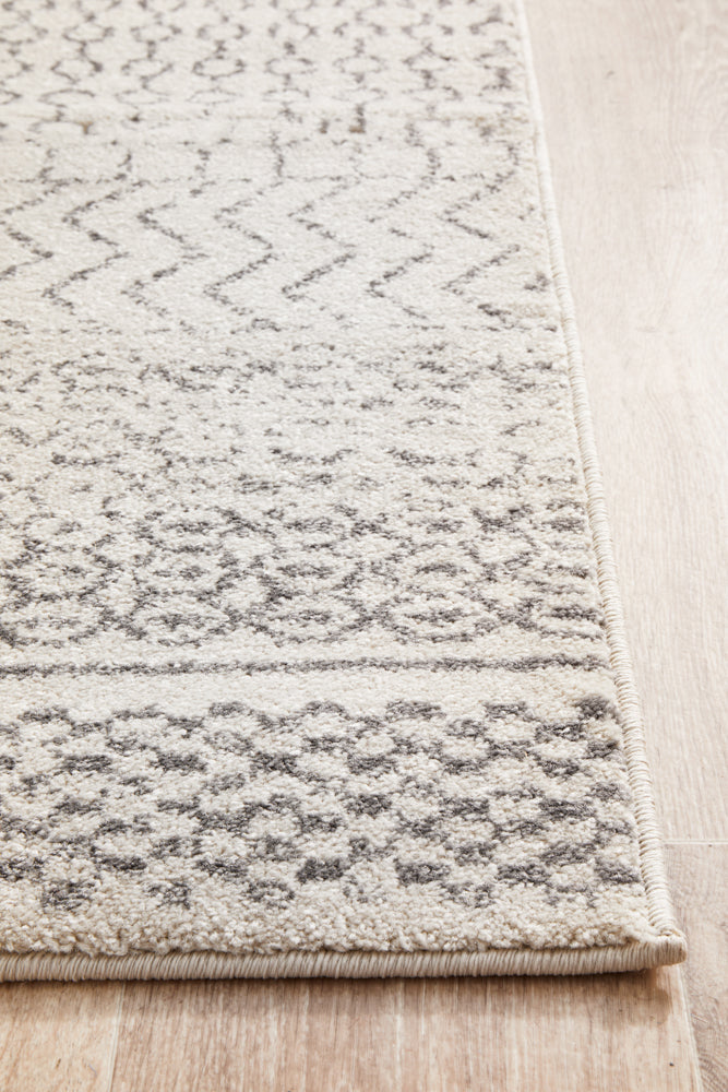 Chrome Harper Silver Runner Rug