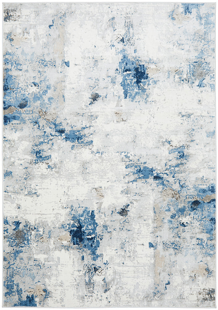 Emotion 33 Navy Modern floor Rug