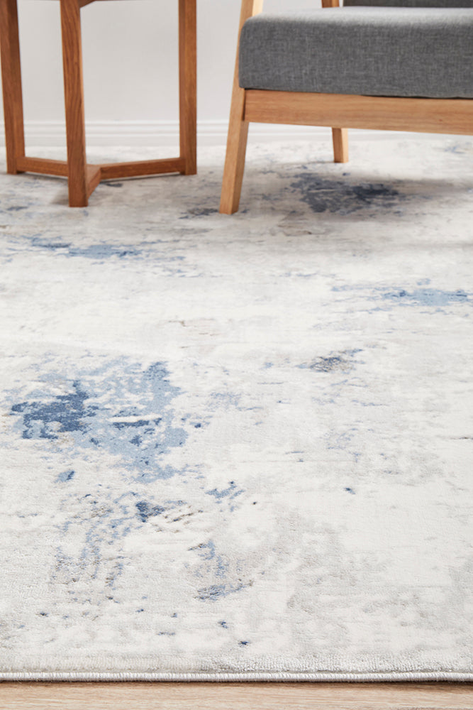 Emotion 33 Navy Modern floor Rug