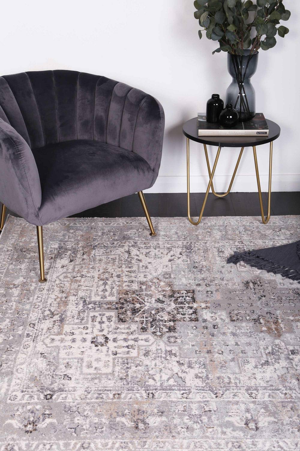 Amelia Grey Oriental Rug - All Modern Design