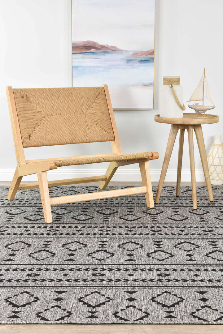 Long Island Dark Grey Rug 3333-DM9E