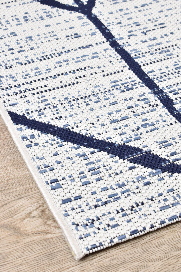 Iris Cream Blue Rug 47274-306
