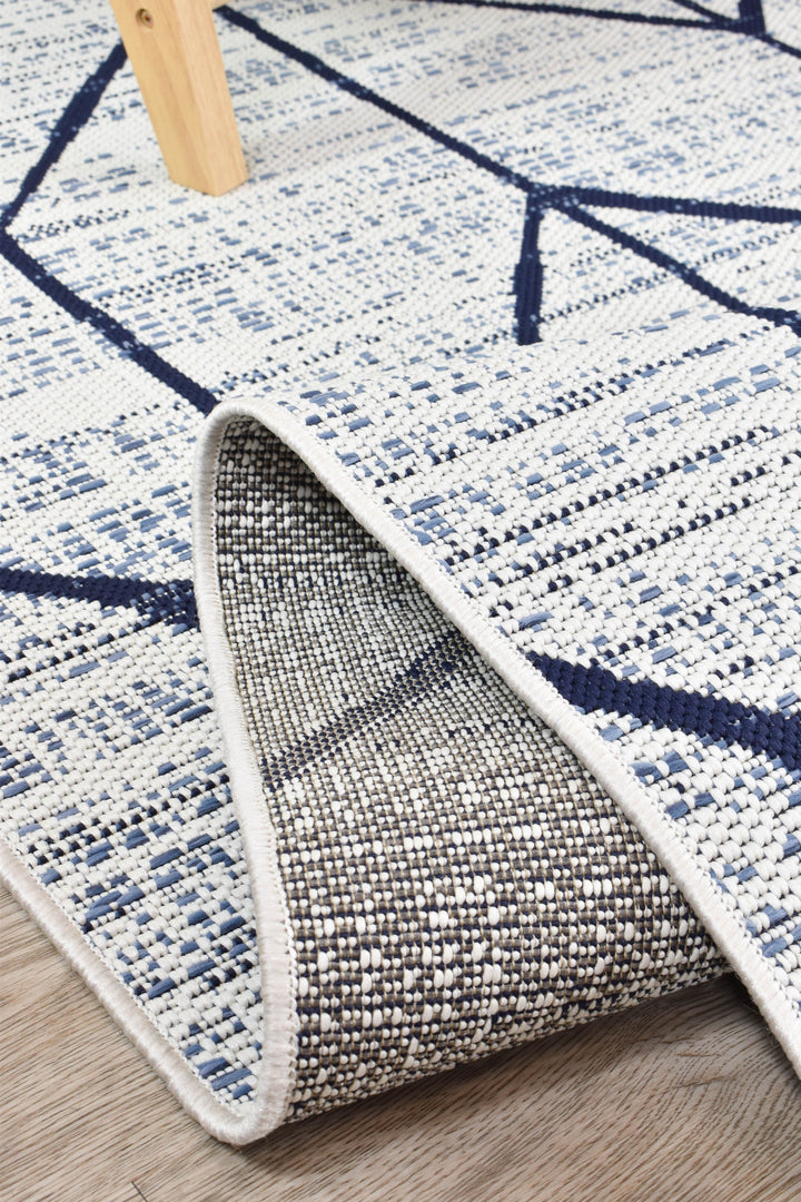 Iris Cream Blue Rug 47274-306