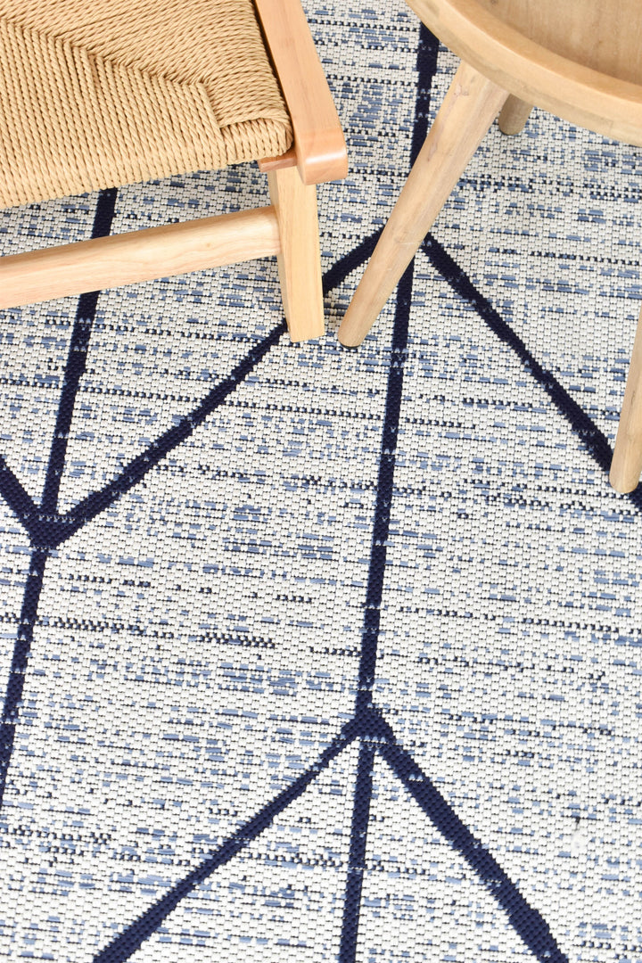 Iris Cream Blue Rug 47274-306