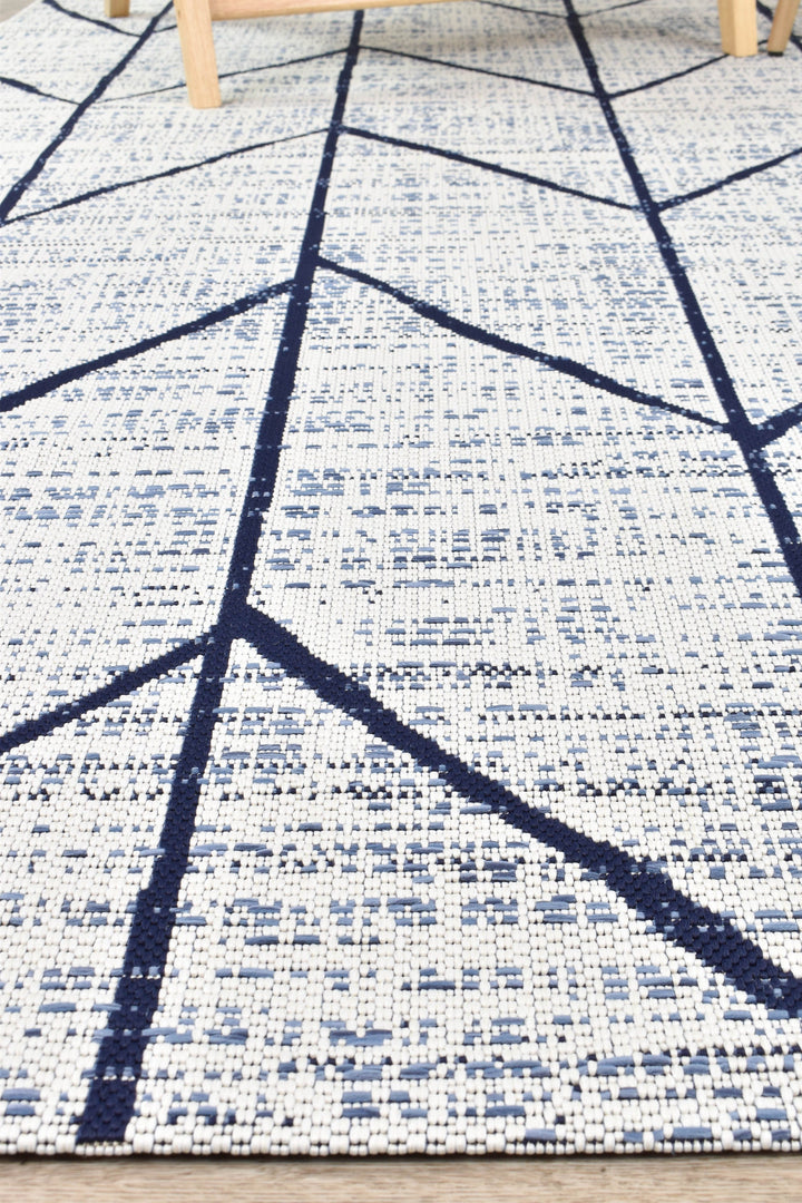 Iris Cream Blue Rug 47274-306