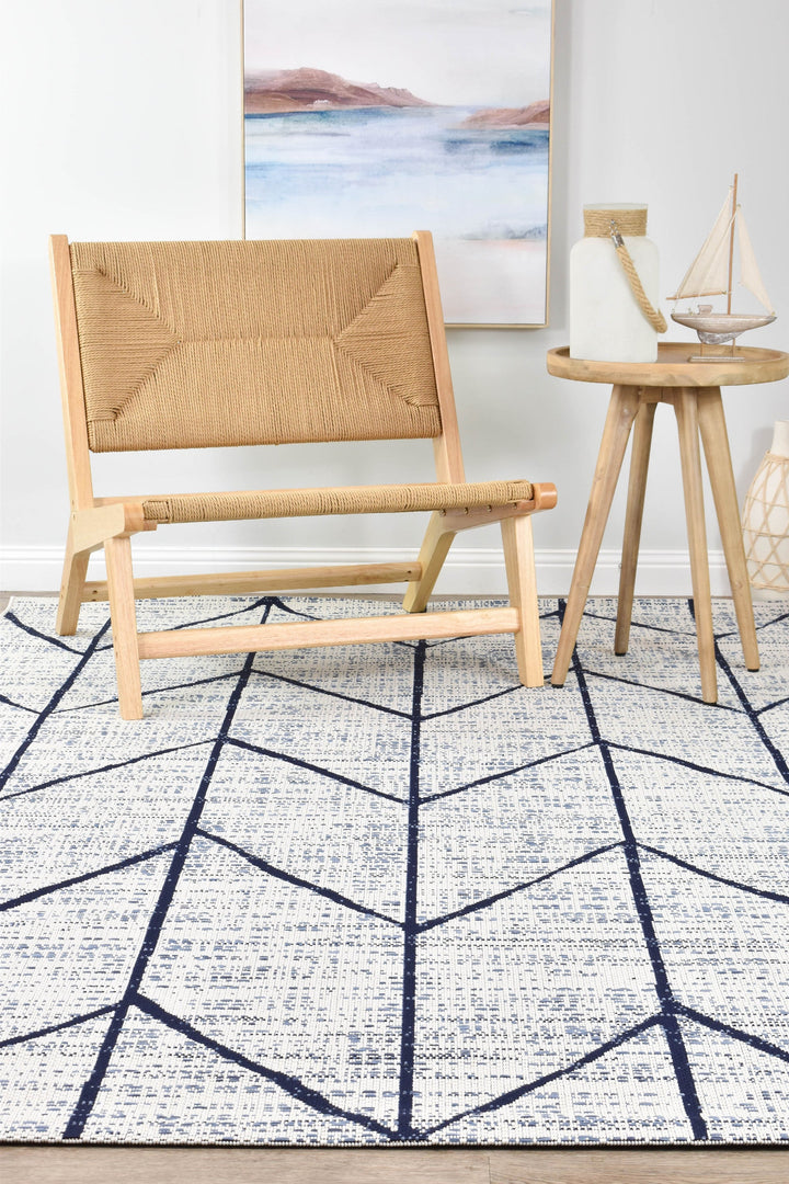 Iris Cream Blue Rug 47274-306