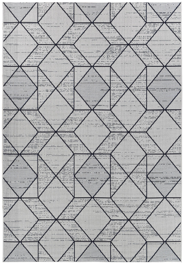 Iris White Blue Rug 47277-396